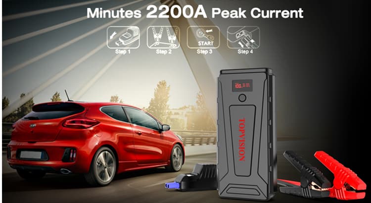 Why TOPVISION 2200A Peak 21800mAH Portable Car Jump Starter Is Best For Diesel Engine?